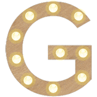 Typography Lights Sticker by TELEUKTROUWEN