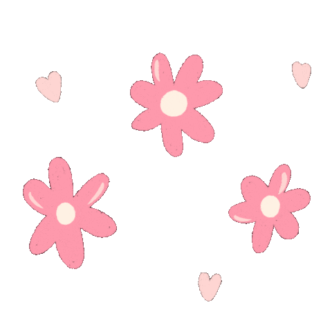 Pink Flower Sticker