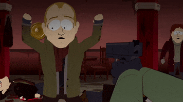 scared man GIF by South Park 