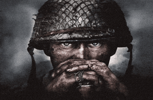 Thousand Yard Stare Army GIF