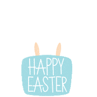 Easter Eggs Bunny Sticker