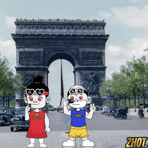 Arc De Triomphe GIF by Zhotcita
