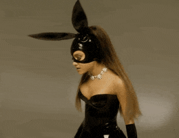 ariana grande singing GIF