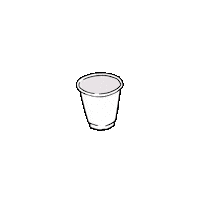 umekobucya カフェ コヒ イカフェ 紙コップ Sticker