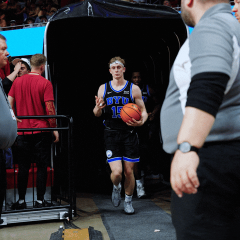 Lets Go Running GIF by BYU Cougars