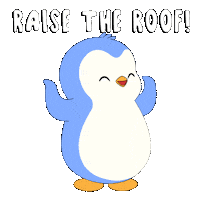 Happy Lets Go Sticker by Pudgy Penguins