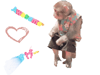 Fun Monkey Sticker