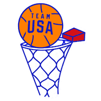 Usa Basketball Sticker by Team USA