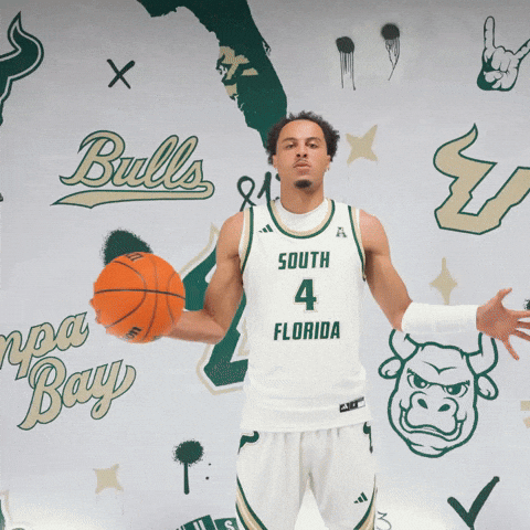 South Florida Basketball GIF by USF Athletics
