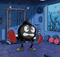 Oddsturgeon sport workout gym fish GIF