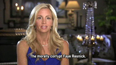 real housewives the morally corrupt faye resnick GIF by RealityTVGIFs
