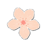 OMF_Int flower japan sakura cherry blossom Sticker