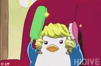 I Feel Pretty Penguin GIF by HIDIVE