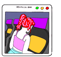 Girl Play Sticker by Bar el Destello