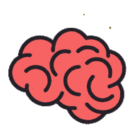 Thinking Brain Sticker by IENH - Instituição Evangélica de Novo Hamburgo