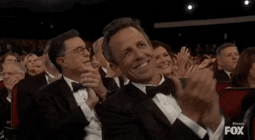 Seth Meyers Applause GIF by Emmys