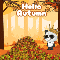 Happy Fall GIF by PandaPals