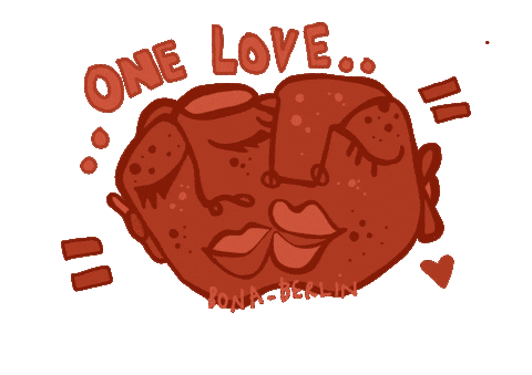 Illustration Love Sticker by Bona_Berlin