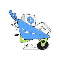 Shopping Delivery Sticker by Skyro