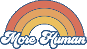 Rainbow Sticker by More Human