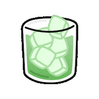 Ice Cubes Tea Sticker by caracaraNYC