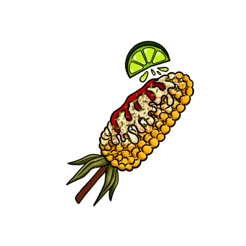 Mexico Corn Sticker by La Michoacana Meat Market