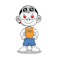 Pizza Time Sticker by Zhot