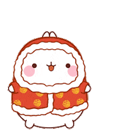 happy new year Sticker by Molang