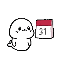 New Year Party Sticker by Sappy Seals