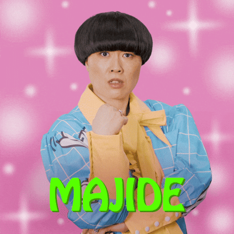 Majide GIF by Atsuko Okatsuka