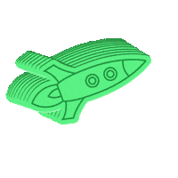 Rocket Puppet Sticker by Casa Luz Inc