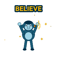 Believe Never Give Up Sticker by Youth Disability Talk Out (YDTO)