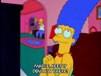 praying homer simpson GIF