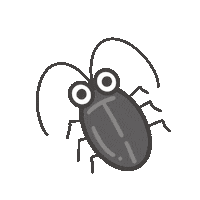 Bugs Cockroach Sticker