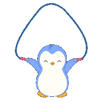 No Pain No Gain Running Sticker by Pudgy Penguins