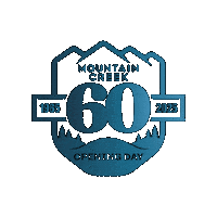 60Th Anniversary Winter Sticker by Mountain Creek