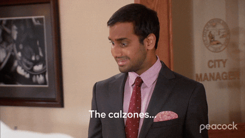 Parks And Recreation Calzone GIF by PeacockTV