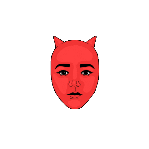 ashart giphyupload art evil devil Sticker