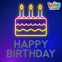 Happy Birthday GIF by Lucas and Friends by RV AppStudios