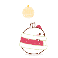Merry Christmas Dance Sticker by Molang