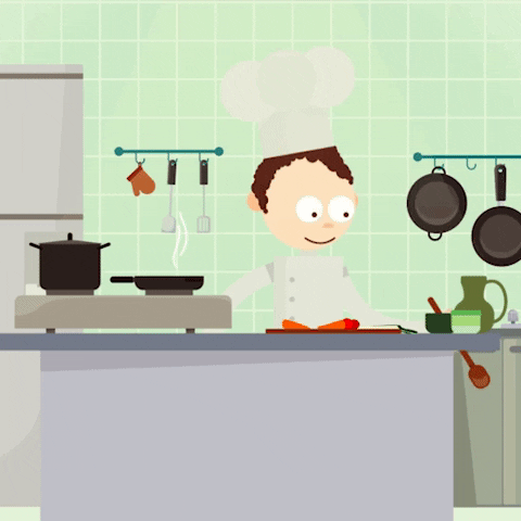 Chef Cooking GIF by mografic
