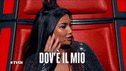 thevoiceofitaly reaction sexy the voice lamborghini GIF