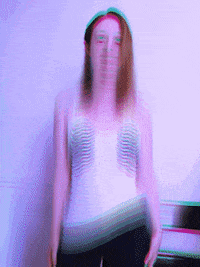 alienhoney art glitch trippy psychedelic GIF