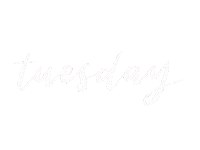 Lettering Tuesday Sticker by The Jomu Co