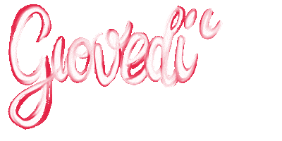 Jeudi Giovedi Sticker