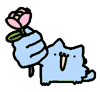 Cat Love Sticker by sillynub