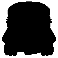 British Cat Sticker by sillynub