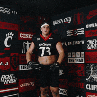 Cincinnati Football Aiden GIF by Cincinnati Bearcats