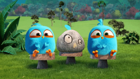 blues triplets GIF by Angry Birds