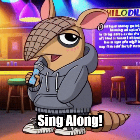 Sing Along Night GIF by Chillo Dillo